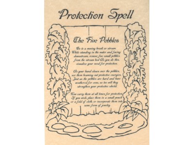 Protection Spell Poster NEW